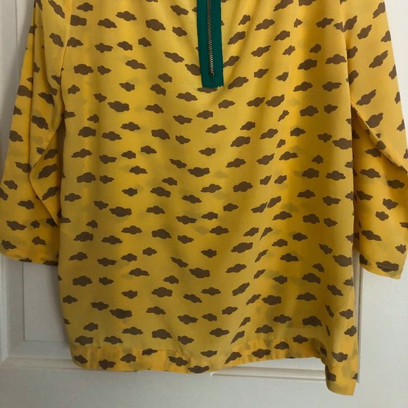 Anthropologie Maeve Linosa Silk Top Sz Sm - Picture 11 of 11